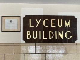 Lyceum Building Entrance